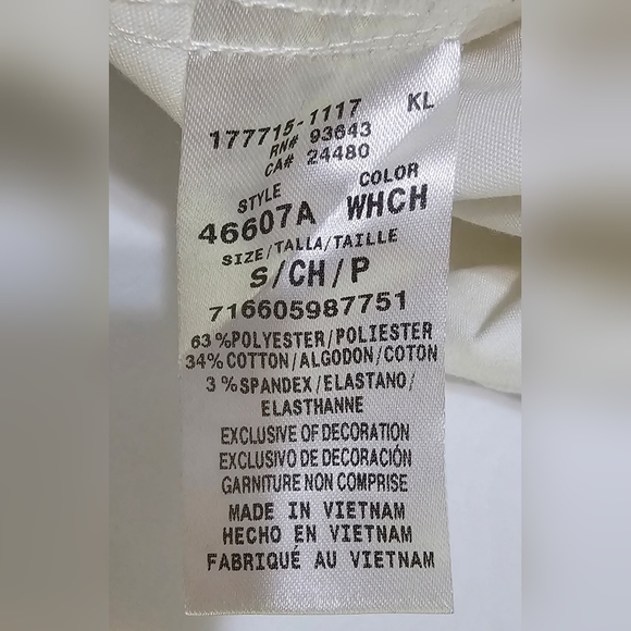 Code Happy Fit & Flare V-Neck Scrub Top, Womens Size Small - Picture 6 of 7